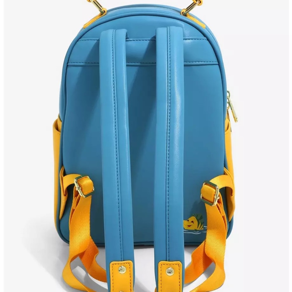 New Loungefly Disney The Little Mermaid Ariel & Eric Beach Backpack - Picture 5 of 5